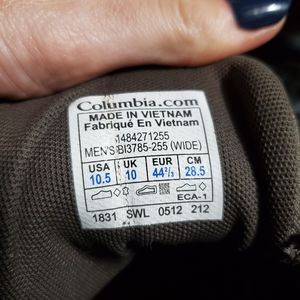 Men's Columbia hiking boots